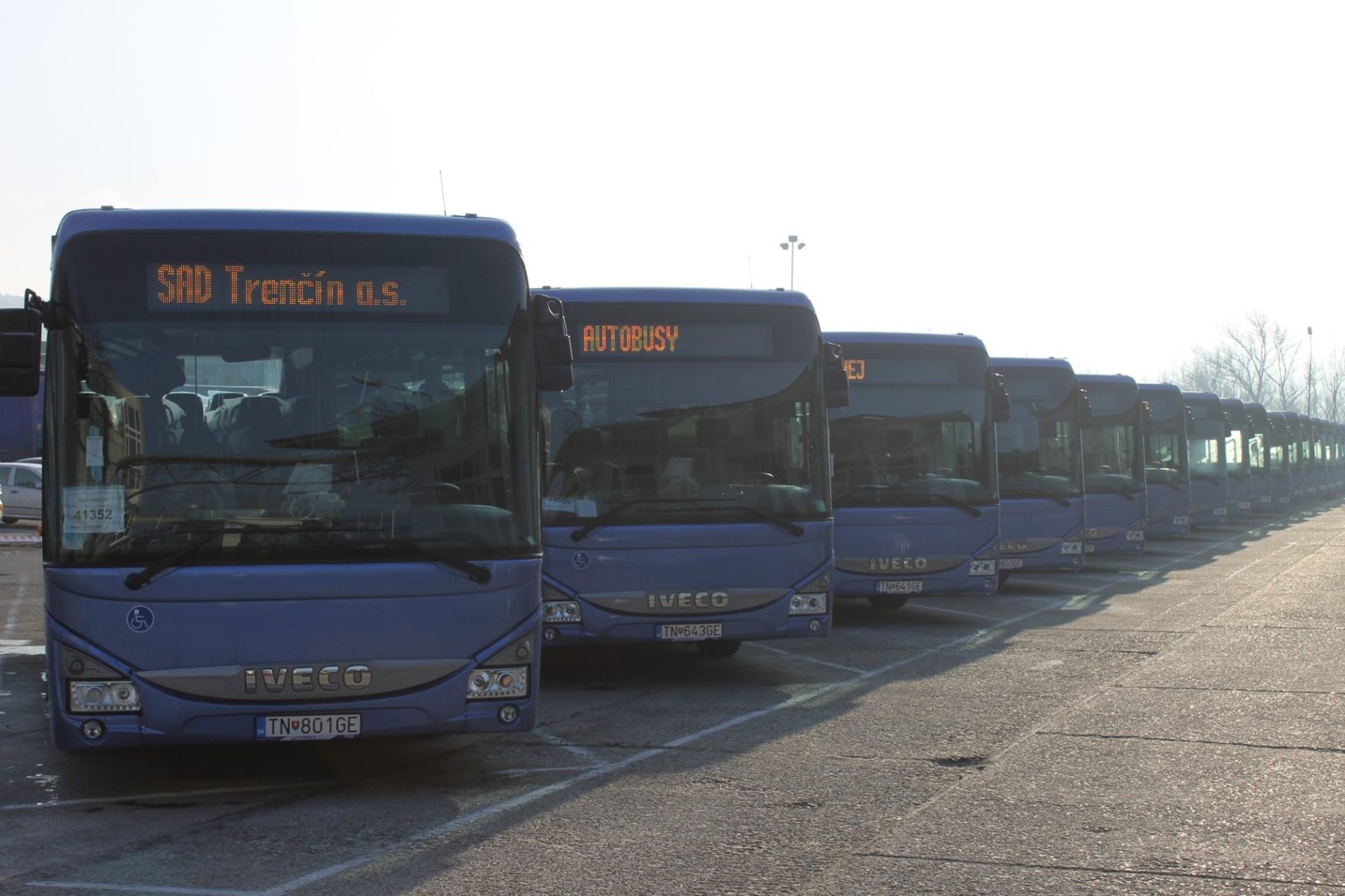 V Trenčíne zabezpečia kyvadlovú dopravu. Foto: Slovenská autobusová doprava Trenčín - SADTN/Facebook
