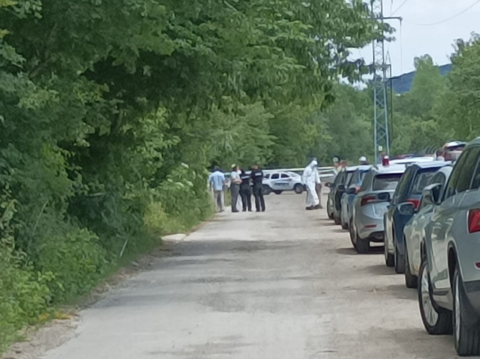 Na mieste činu. Foto: Ľubomír Chochula