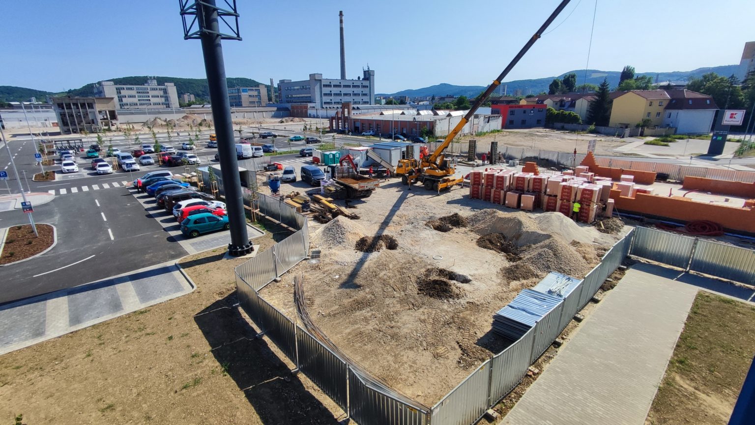 V Trenčíne rastie nový McDonald´s. Foto: Rasťo Harakal