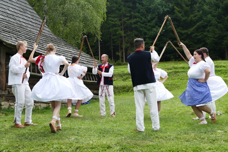 Dožinky v skanzene Vychylovka. Foto: Erika Ďurčová/TASR