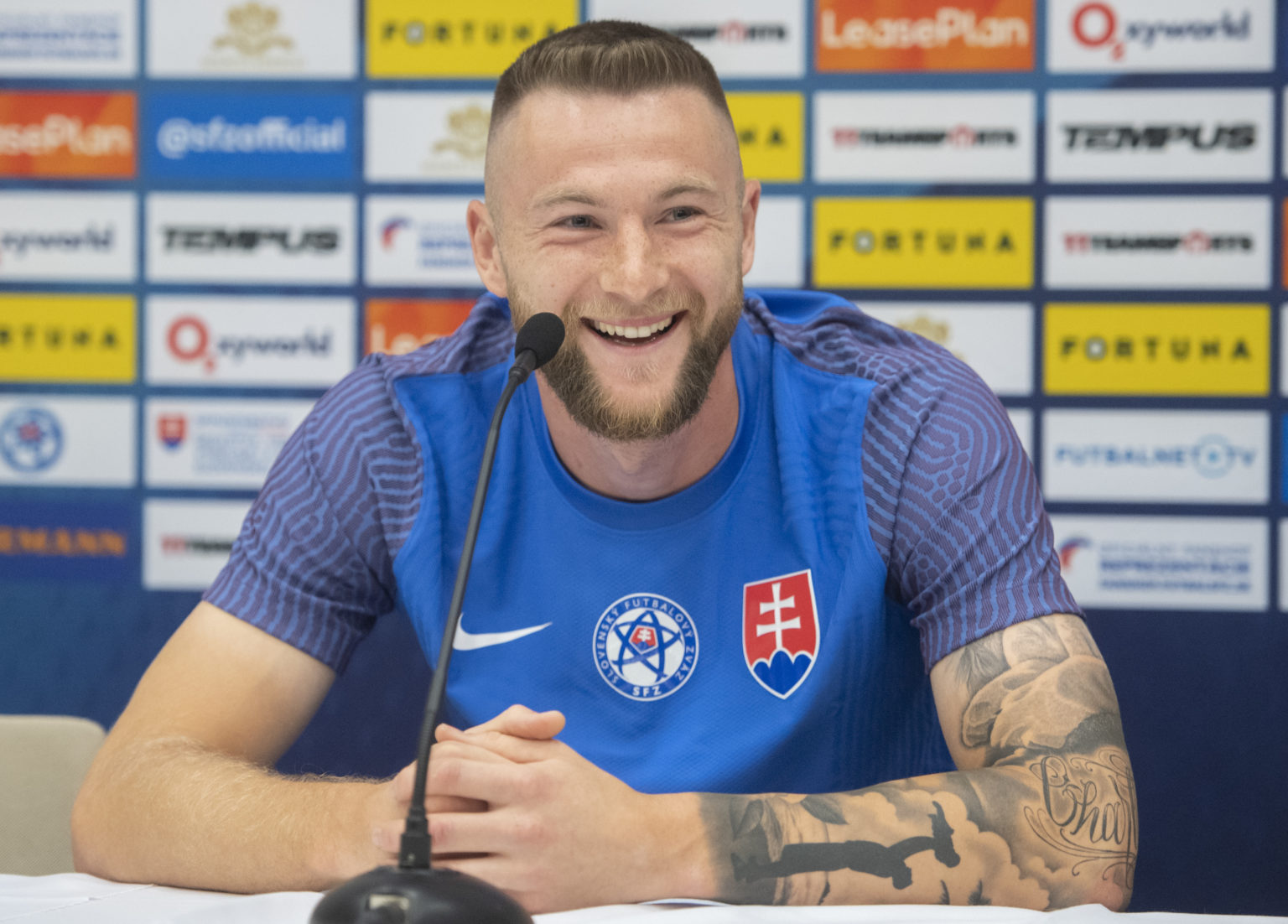 Milan Škriniar. Foto: Martin Baumann/TASR