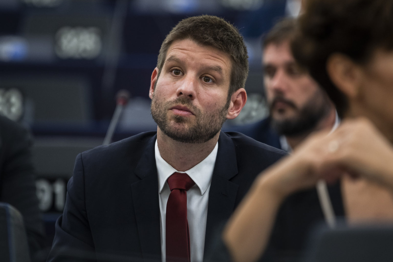 Michal Šimečka v europarlamente. Foto Novák/TASR