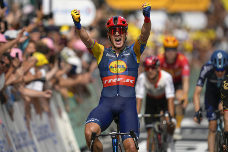 Dánsky cyklista Mads Pedersen. Foto: TASR/AP