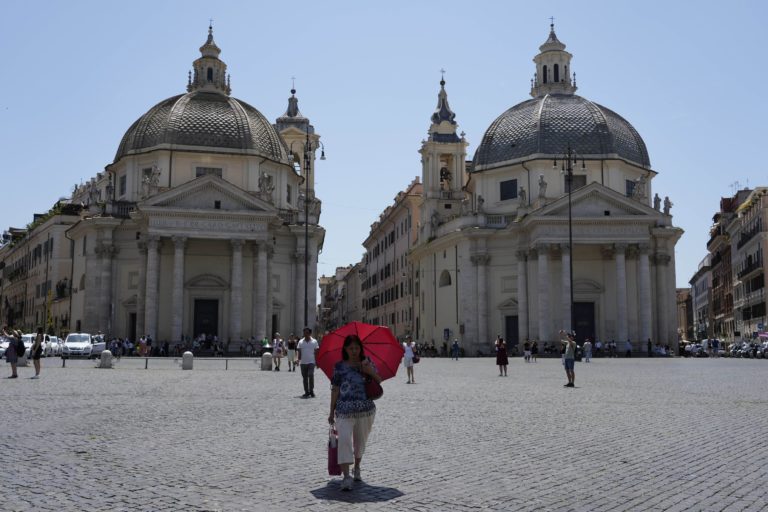 Námestie Piazza del Popolo v centre Ríma. Foto: TASR/AP