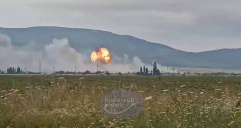 Ukrajina napokon poprela, že výbuch na základni na Kryme je jej prácou