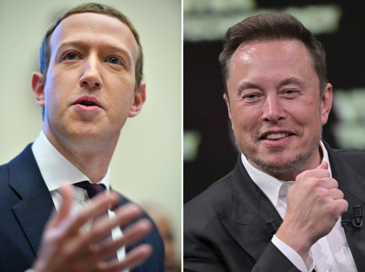 Mark Zuckerberg a Elon Musk. Foto: Profimedia.sk