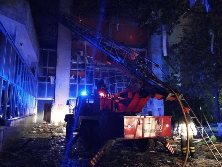 Útoky dronmi na Odesu. Foto: Twitter