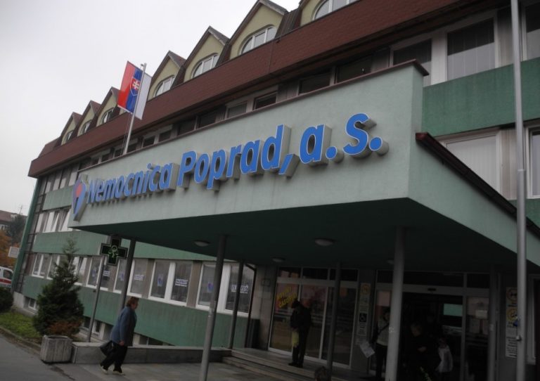Nemocnica Poprad Foto: TASR/Adriana Antošková