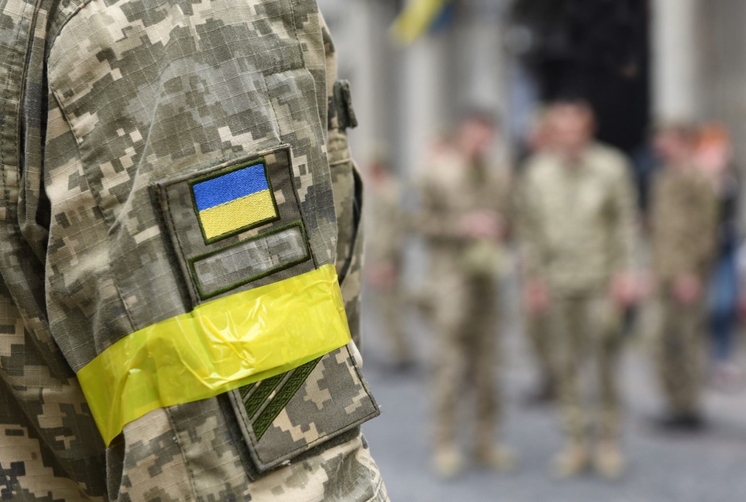 Insignie ukrajinského vojaka. Ilustračný záber. Foto: Profimedia.sk