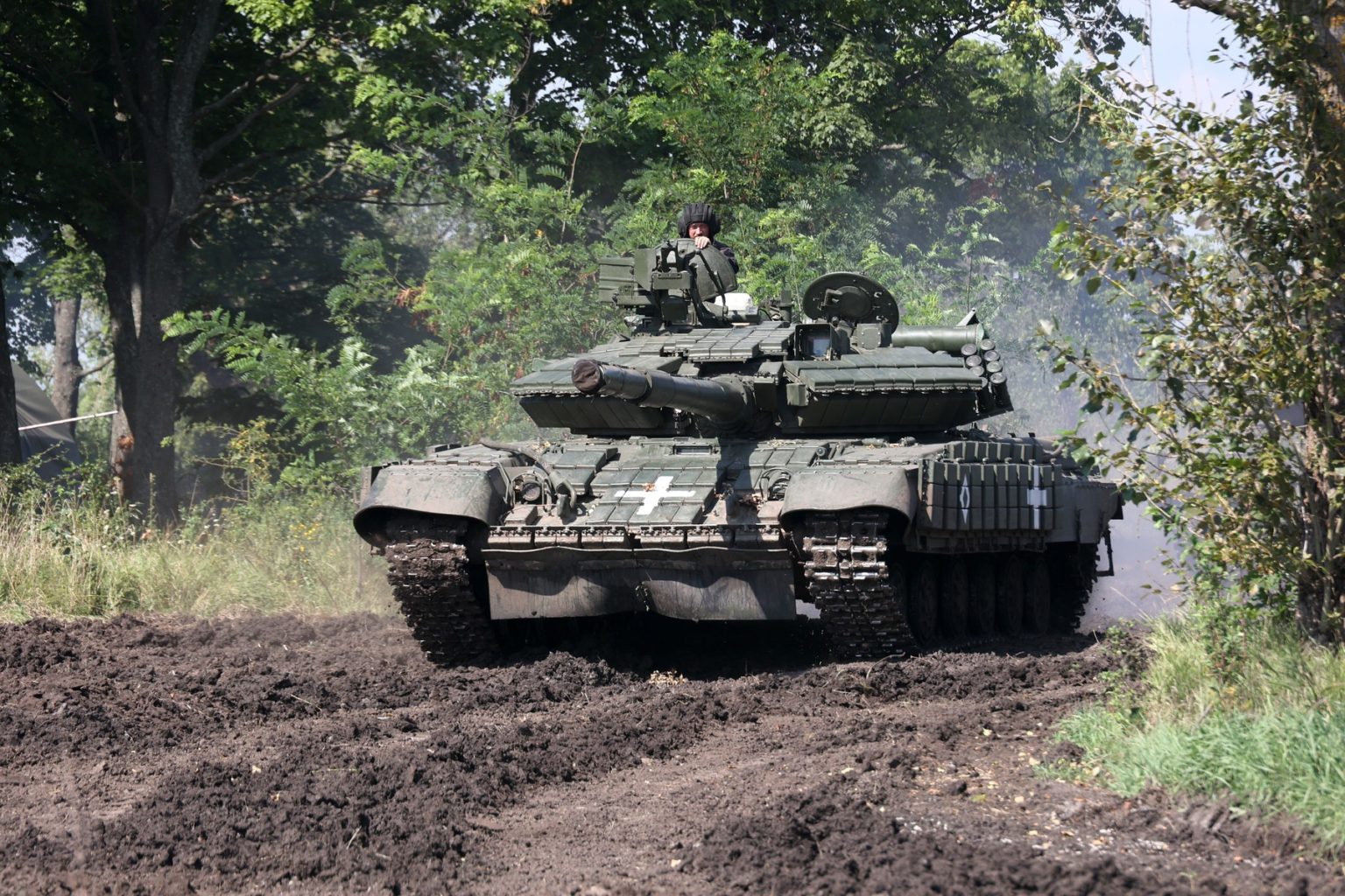 Ukrajinský tank, ilustračná fotografia. Zdroj: Profimedia