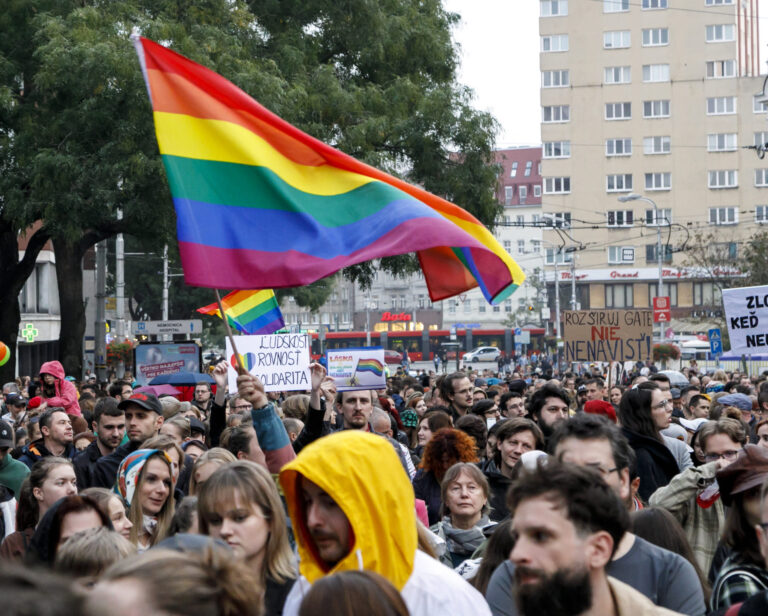 LGBTI pochod v Bratislave. Foto: Dano Veselský/TASR 