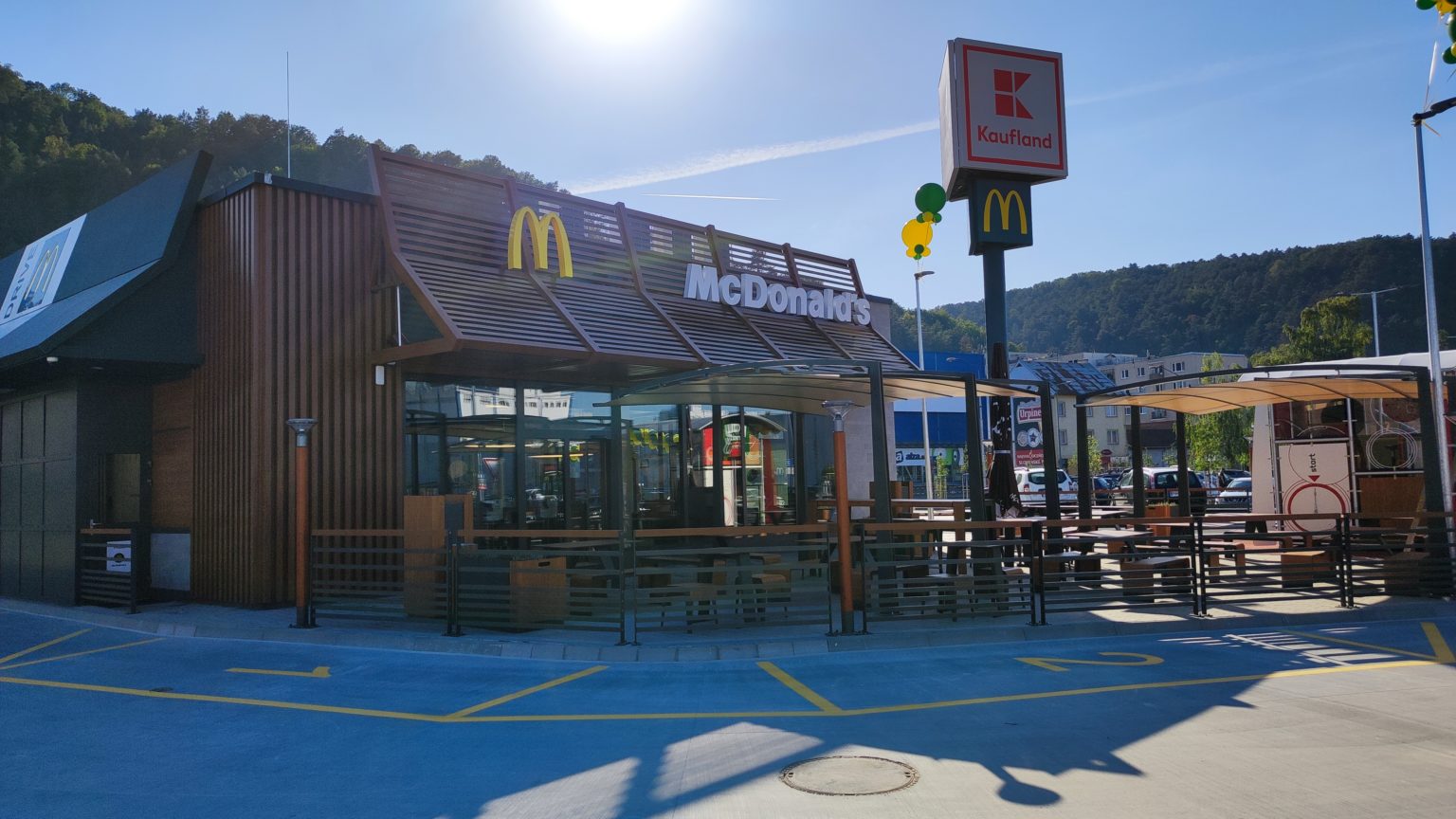 Nová prevádzka McDonald´s v Trenčíne. Foto: Rasťo Harakal
