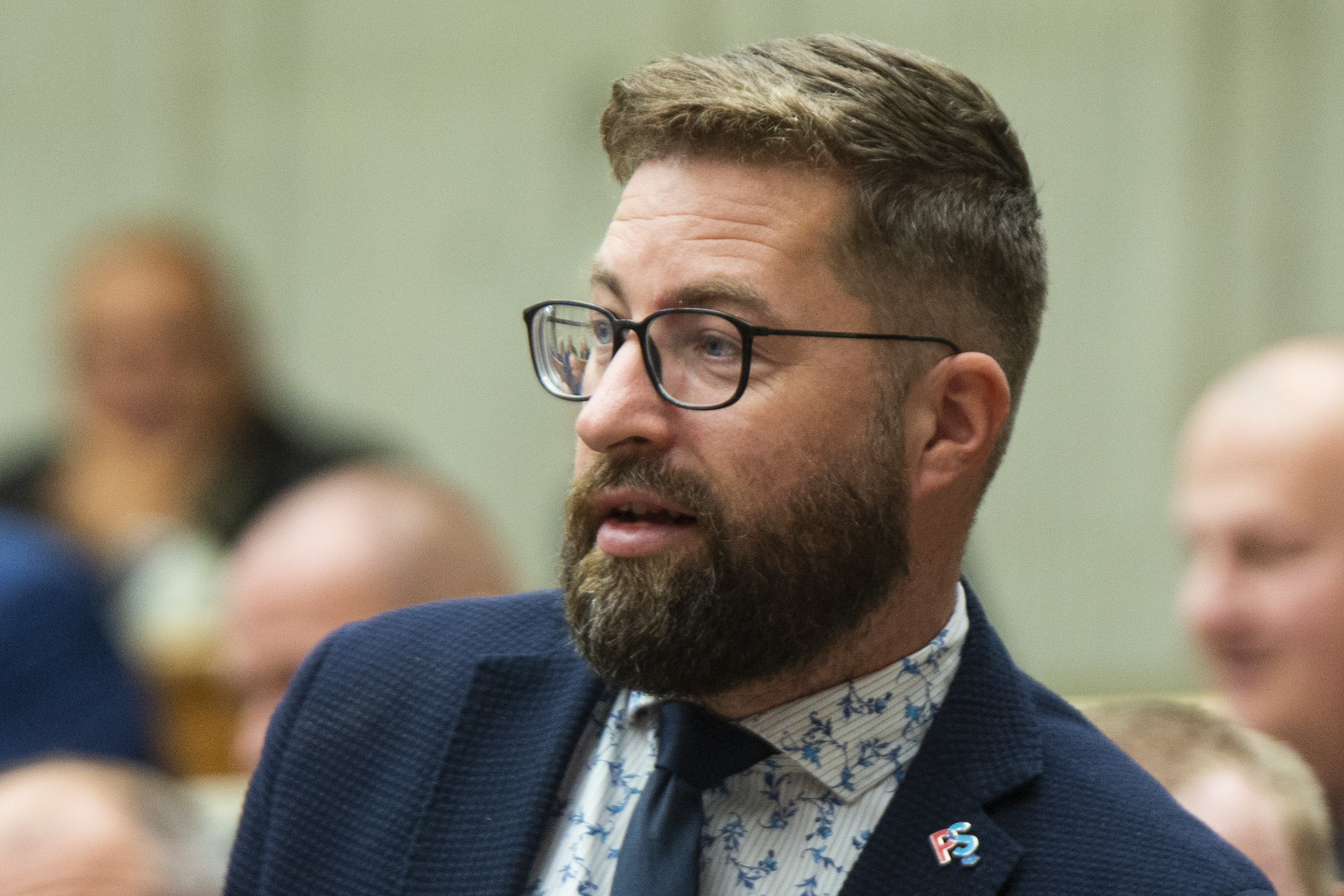 Progresívec Poliačik z Globsecu o provokatérovi Mihálym: Takíto ľudia sú potrebnými bielymi krvinkami spoločnosti