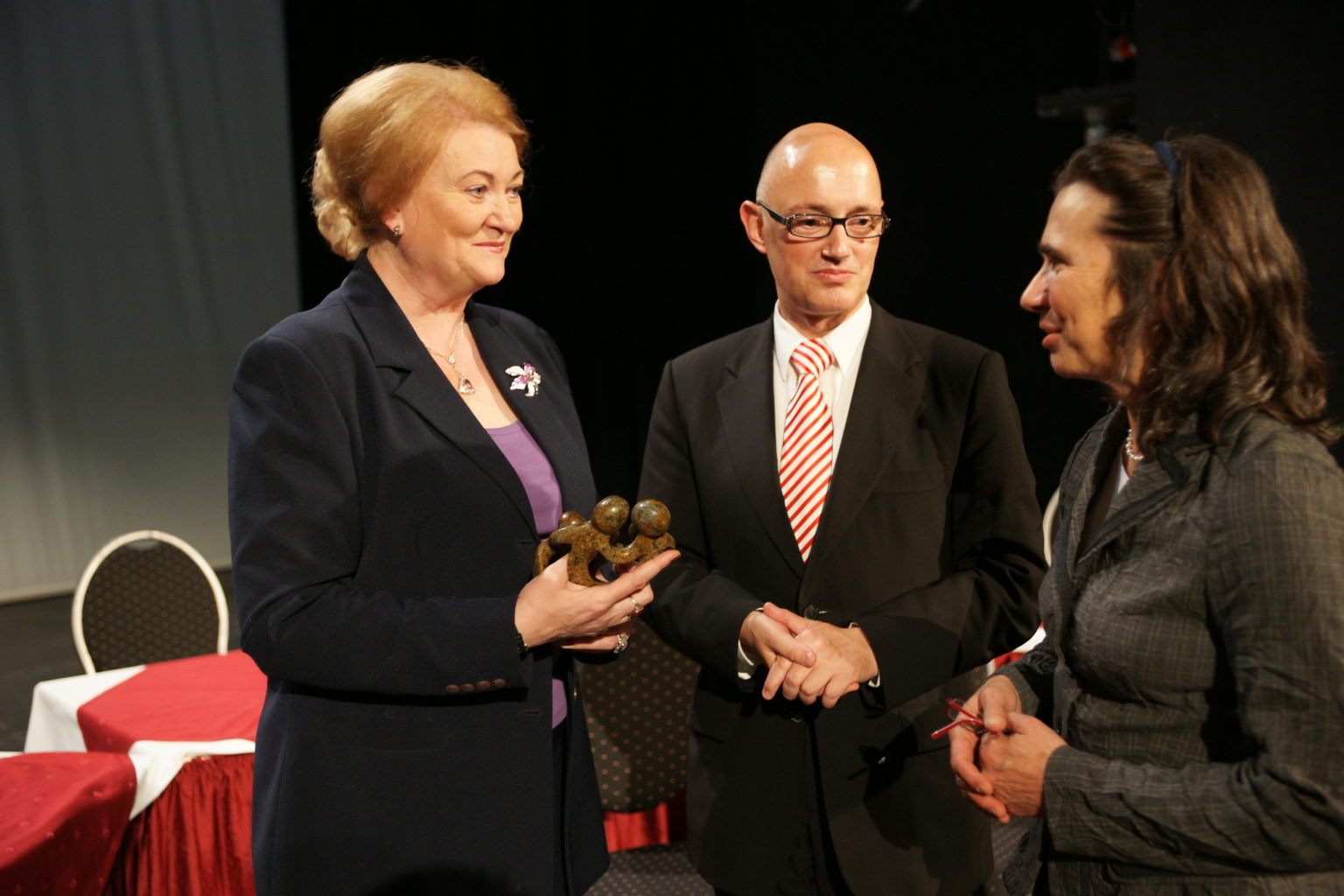 Anna Záborská, štátny tajomník Hermann Binkert a Maria Steurer. Zdroj: flickr.com