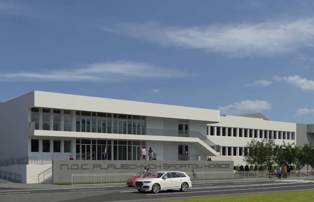 Výstavba Národného olympijského centra plaveckých športov Košice je v plnom prúde