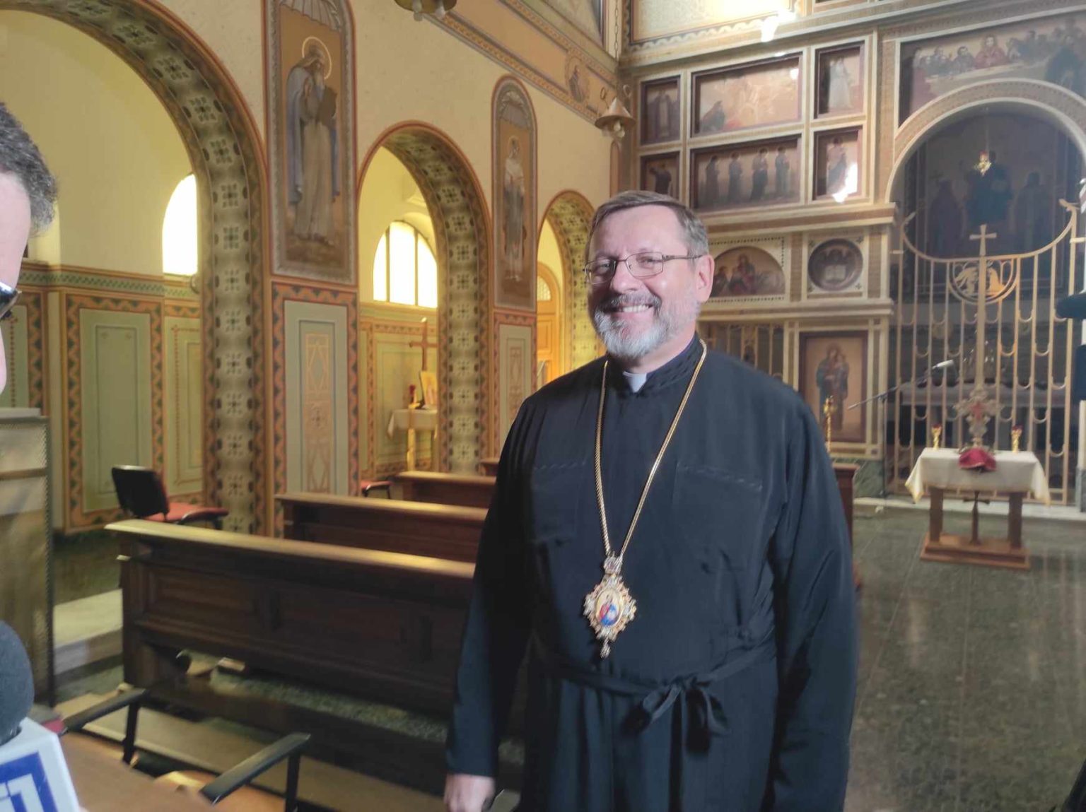 Ukrajinský gréckokatolícky vrchný arcibiskup Sviatoslav Ševčuk. Foto: Bohumil Petrík