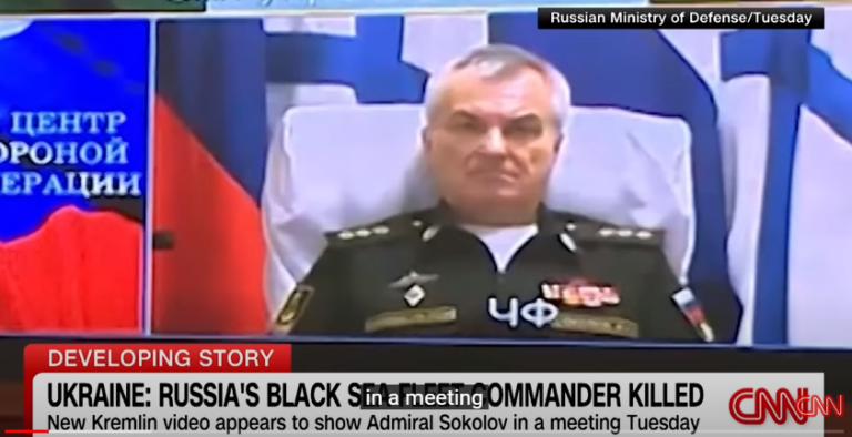 Admirál Viktor Sokolov. Foto: Reprofoto/youtube