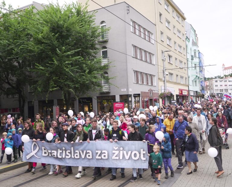 Bratislava za život 24. 9. 2023. Foto: Damián König/Štandard