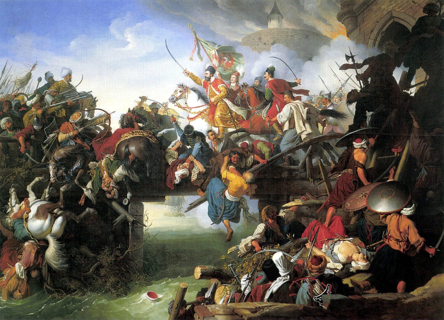 Vojenský výpad Mikuláša Zrínskeho z hradu Siget, ktorý z neho spravil legendu. Foto: wikimedia 