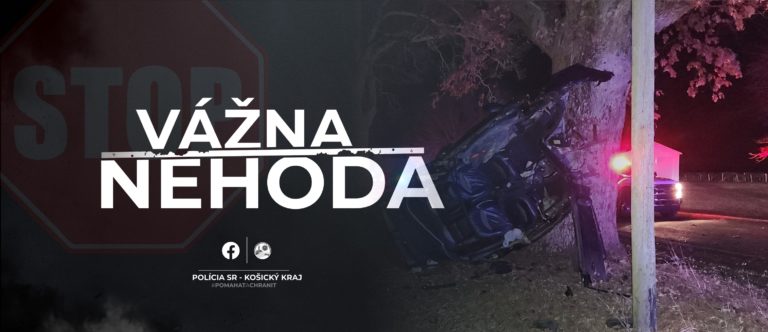 Pri obci Meliata prišiel po náraze do stromu o život 37-ročný vodič