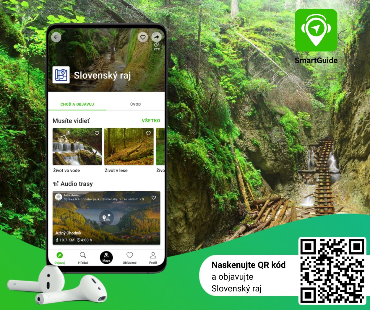 Slovenským rajom vás prevedie už aj digitálny sprievodca