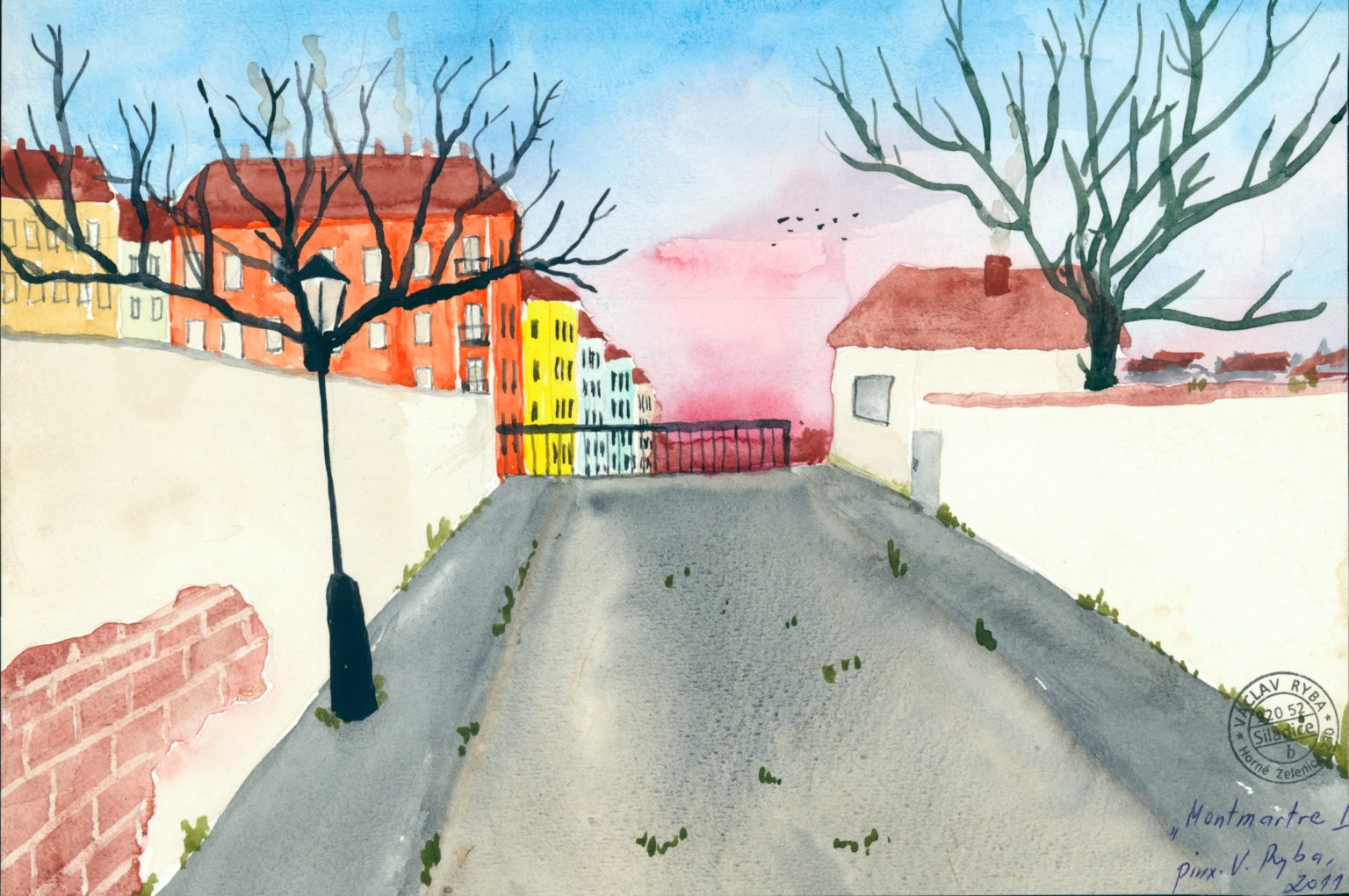 Václav Ryba: Montmartre I, 2011. Majetok autora. Foto: Peter Anderovský
