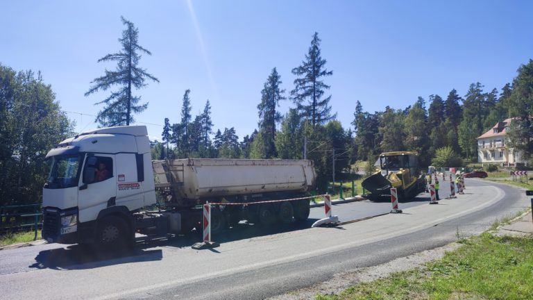 Rekonštrukcia Cesty slobody vo Vysokých Tatrách. Foto: Rastislav Ovšonka