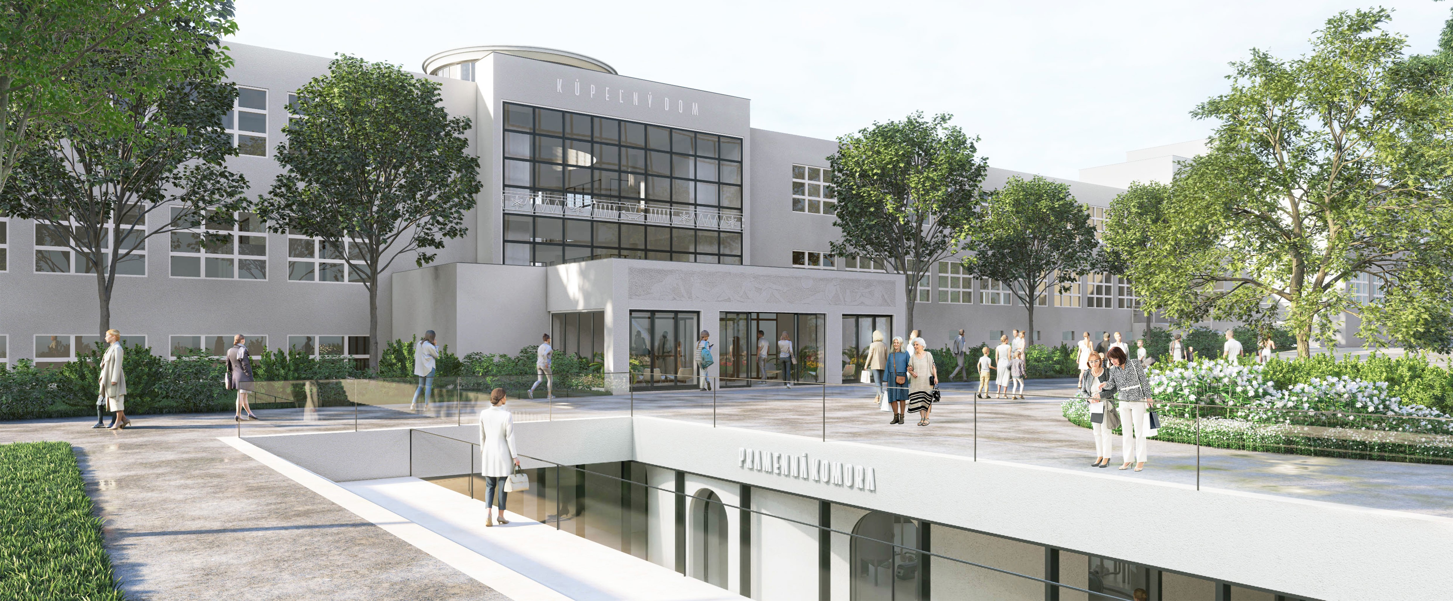 Foto: V Kúpeľoch Sliač predstavili víziu rekonštrukcie centrálnej časti kúpeľov