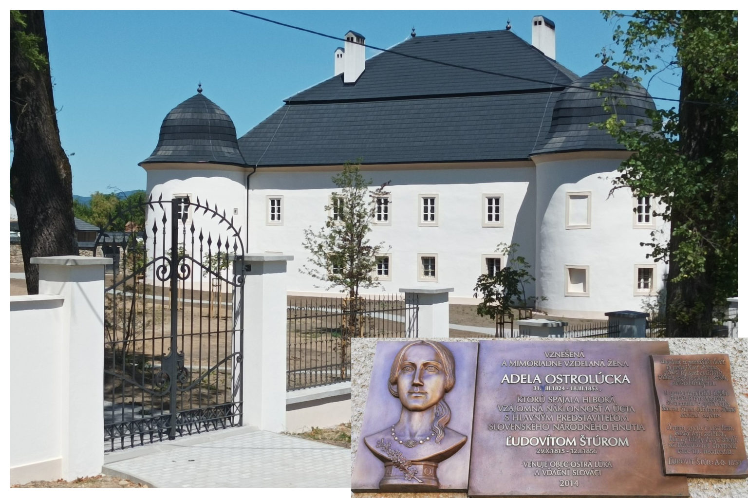 Pamätná izba Adely vo vežičke je prístupná od hlavnej cesty. Foto: FB Obec OL