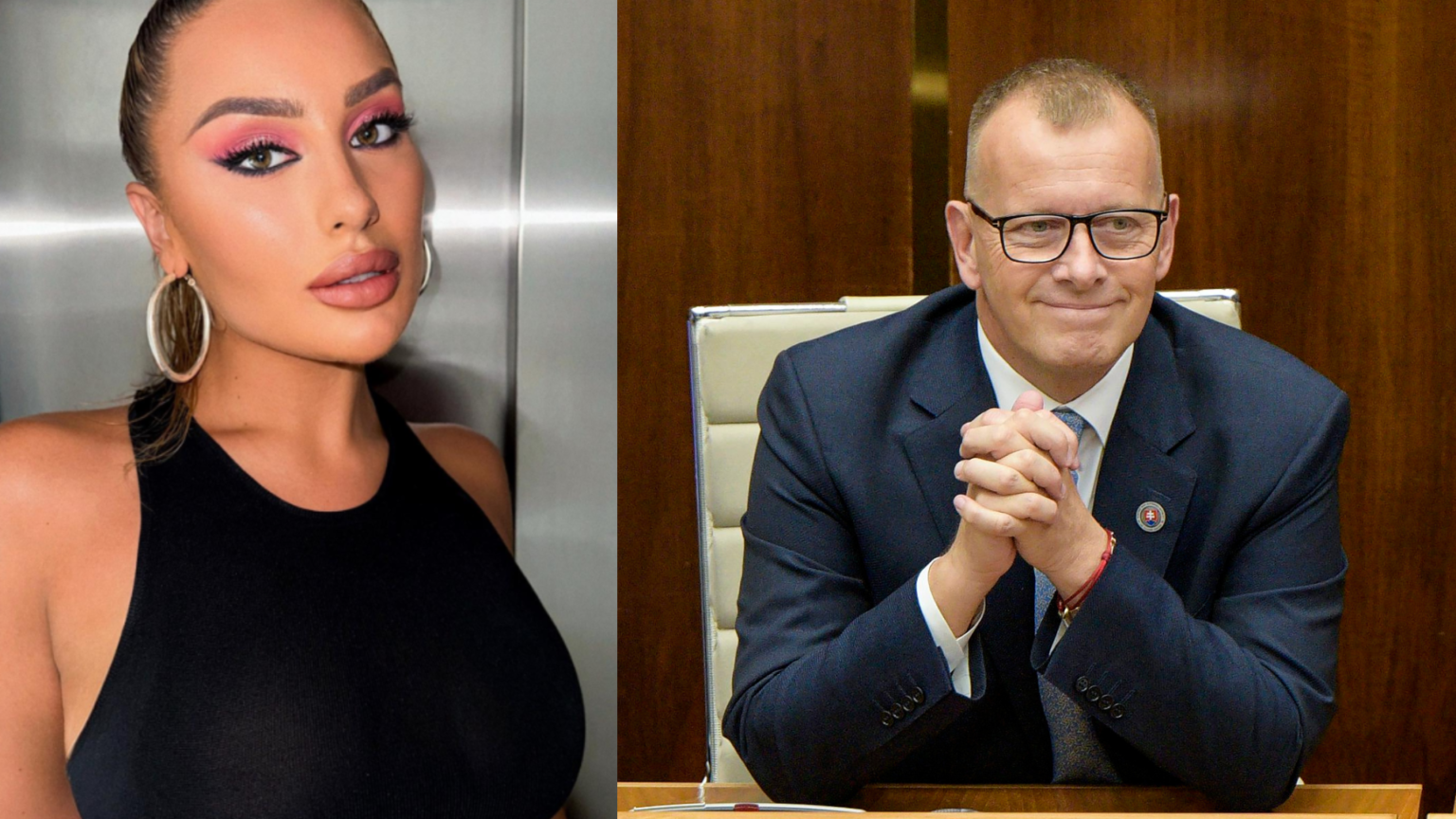 Ema Ferusová a Boris Kollár. Foto: Instagram a Pavol Zachar