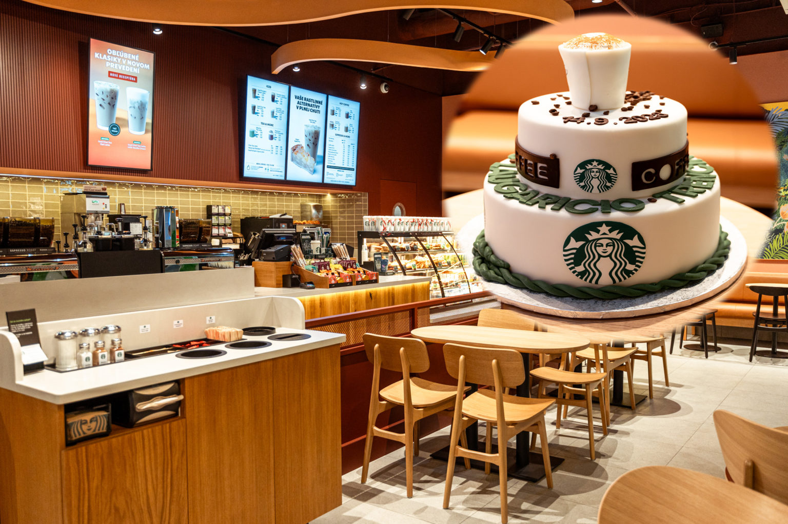 Nová prevádzka Starbucks v OC Laugaricio. Zdroj: Starbucks Slovensko