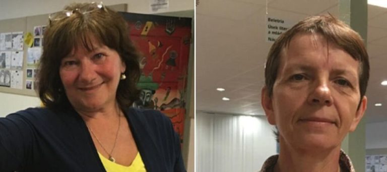 S Matkou Terezou sa stretli v Čadci aj tieto dve Kysučanky. FOTO: Pavol Konštiak.