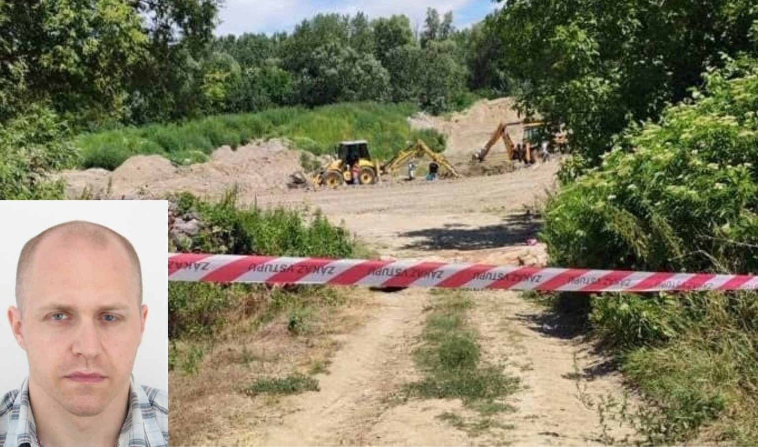 Pozostatky mafiána Róberta Niguta vykopali v Dolnom Chotári. Foto: FB Polícia SR