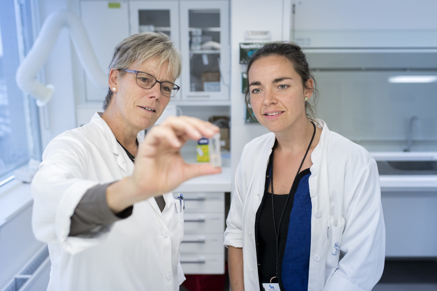 Hanne Bodenhoffová a Simone K. Nielsenová z oddelenia vývoja Novo Nordisk Dánsko. Zdroj: Novo Nordisk