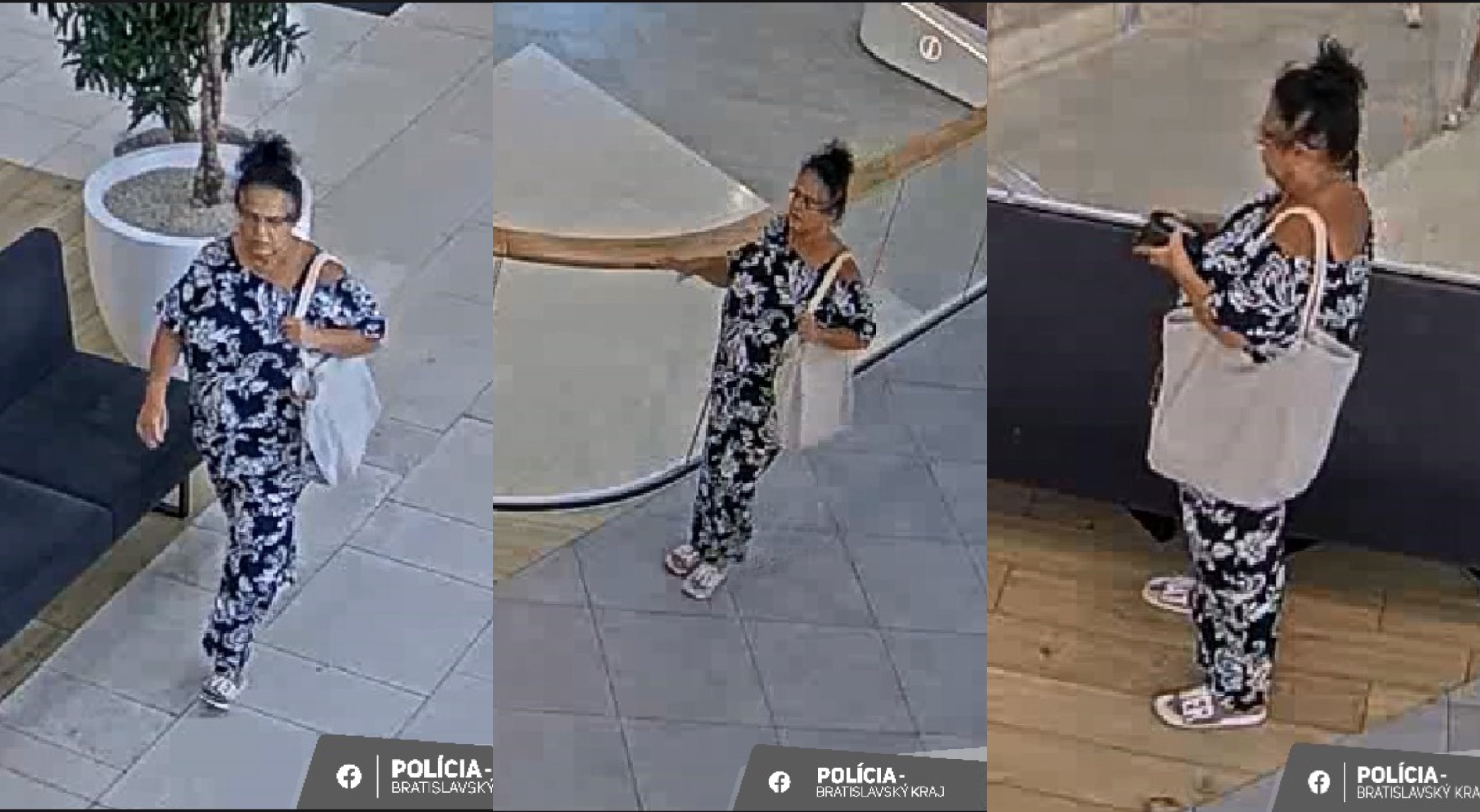 Policajti pátrajú po žene, ktorá ukradla peňaženku