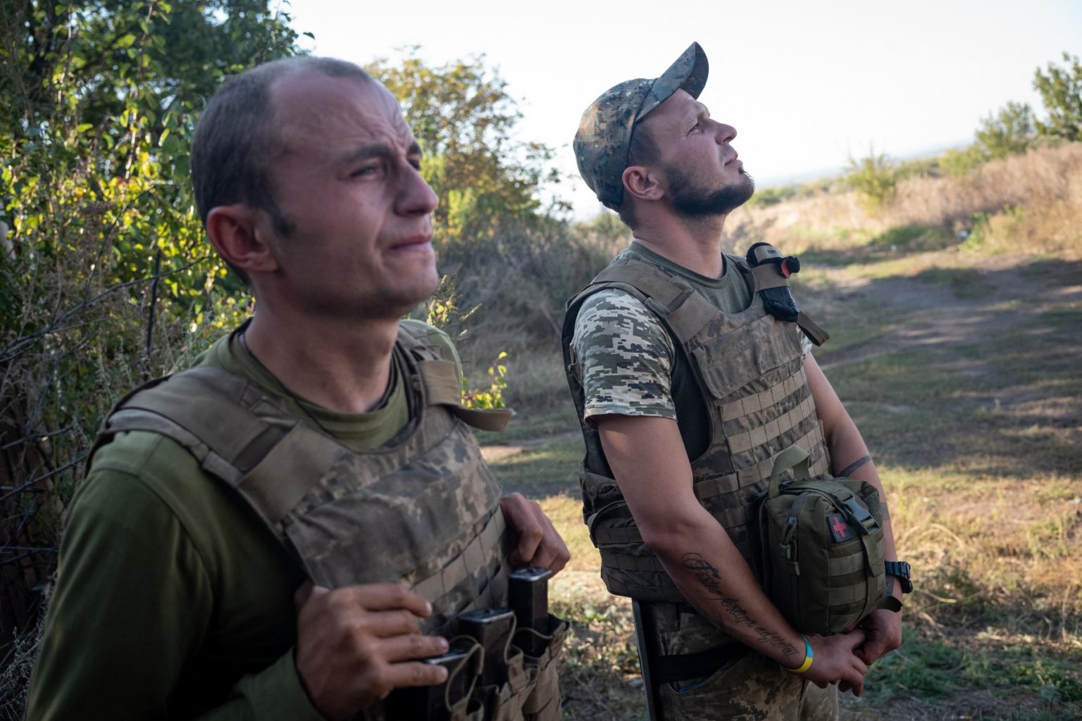 Ukrajinskí vojaci na fronte. Foto: Profimedia