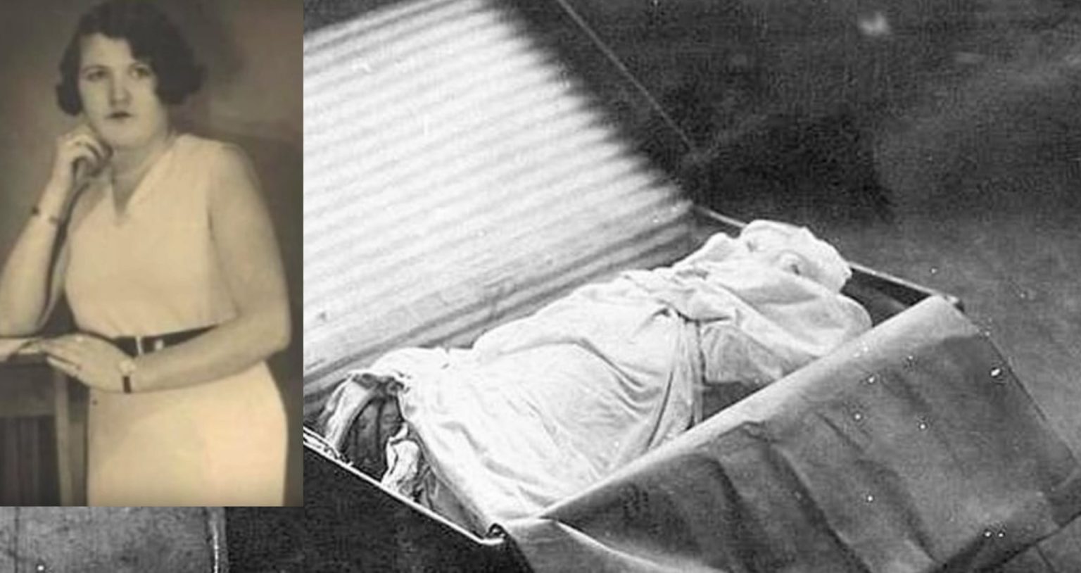 Telo mladej Slovensky poslali v dvoch kufroch dvoma rôznymi vlakmi na Slovensko. Foto: Múzeum polície ČR 