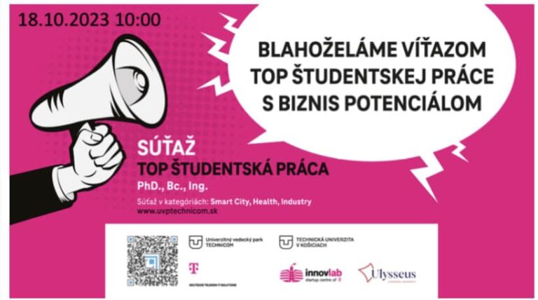 Najlepšie nápady študentov Technickej univerzity v Košiciach majú potenciál prejaviť sa v biznise