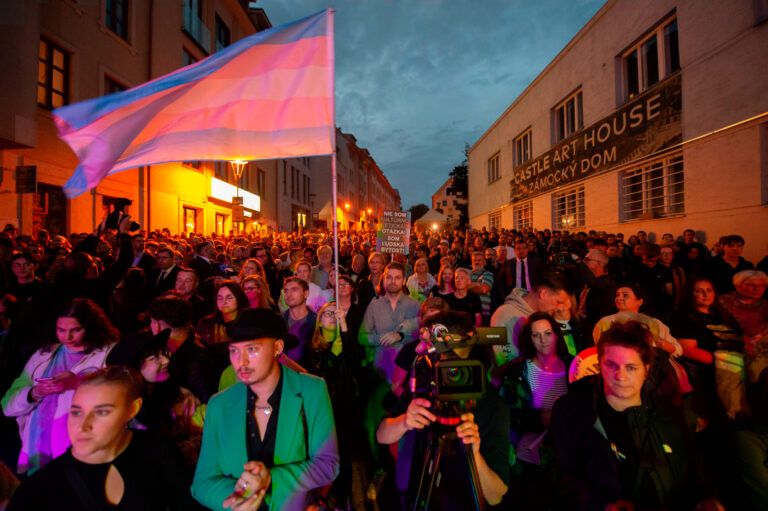 Spomienkové podujatie MATÚŠ A JURAJ, NEZABUDNEME!, ktoré sa konalo na Zámockej ulici 12. októbra 2023 v Bratislave. FOTO TASR/Baumann