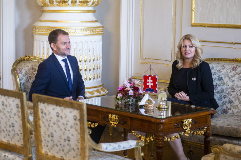 Prezidentka Čaputová sa stretla s lídrom hnutia OĽaNO Igorom Matovičom