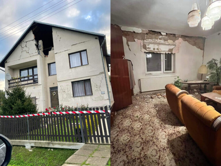 V epicentre sú podľa starostu Ďapaloviec poškodené zrejme všetky domy