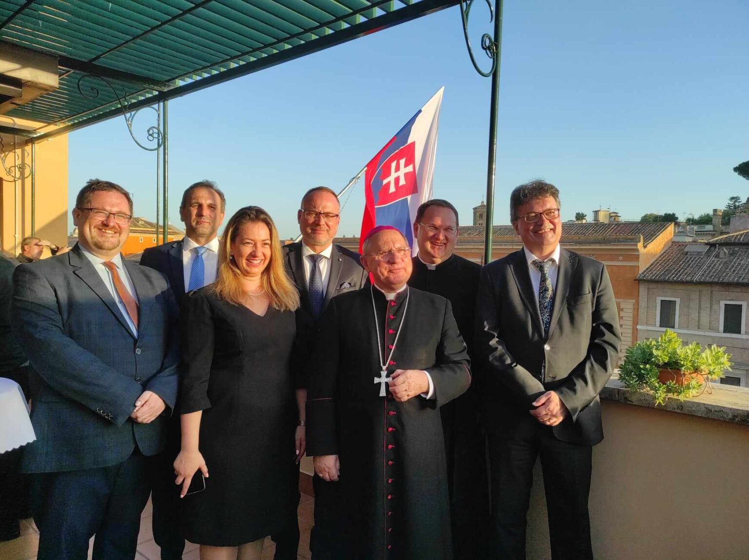 Na inaugurácii v bývalom byte kardinála Tomka v Ríme. Foto: Bohumil Petrík