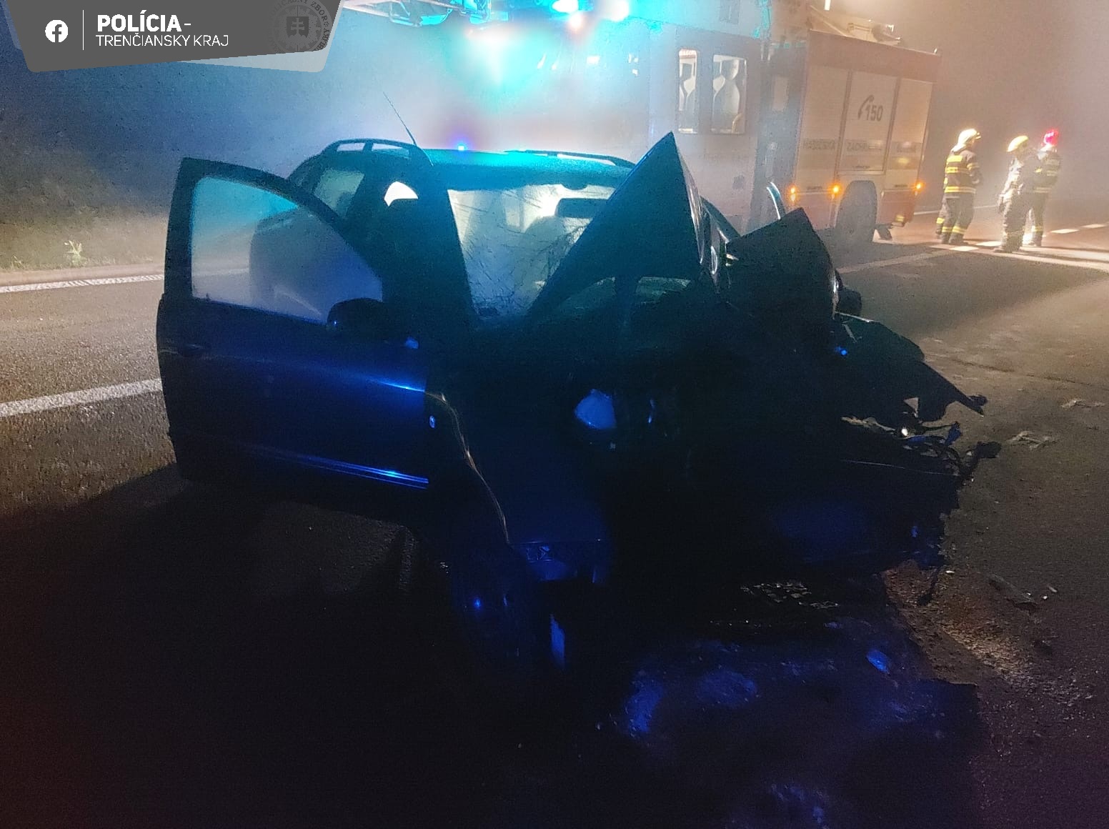 Tragická hromadná nehoda: Na diaľnici D1 pri Považskej Bystrici vyhasol život