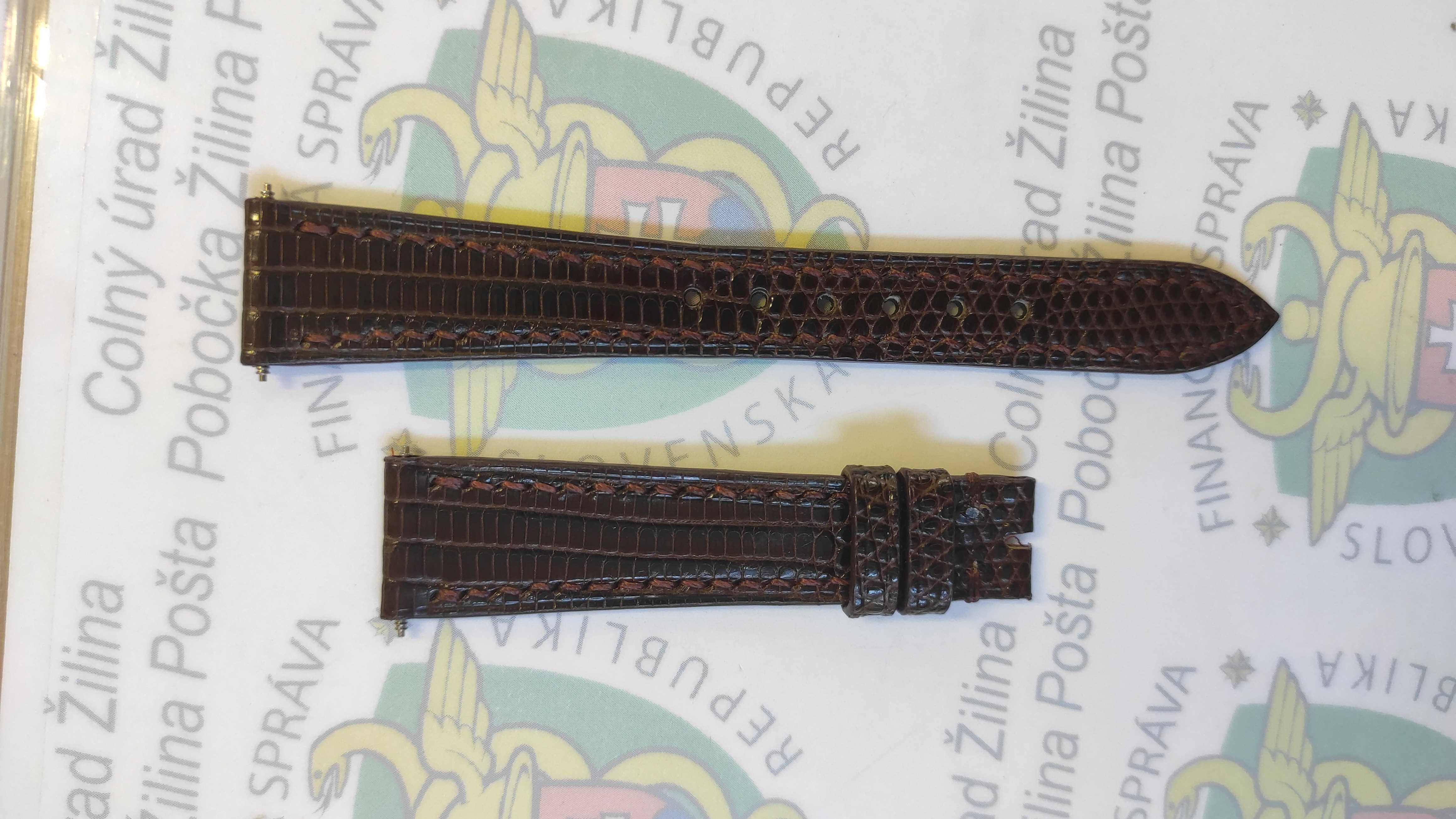 Colníci zadržali remienky na hodinky z krokodíla a varana