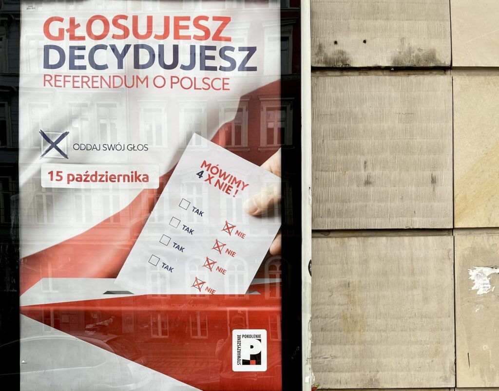 Volebná kampaň v Poľsku. Foto: Anna Čujová