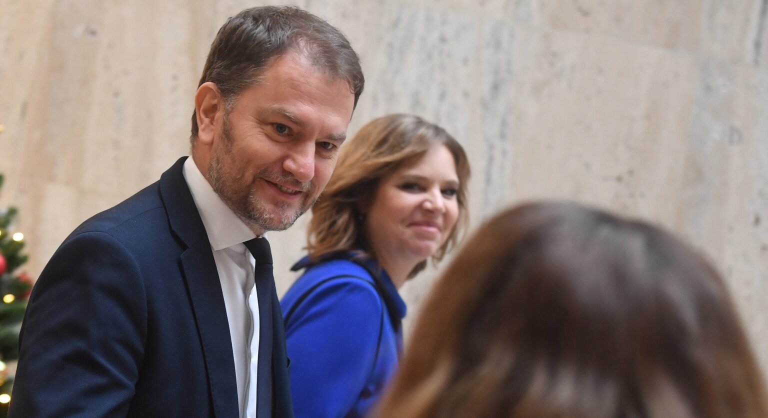 Igor Matovič a Veronika Remišová. Foto: Martin Baumann/TASR