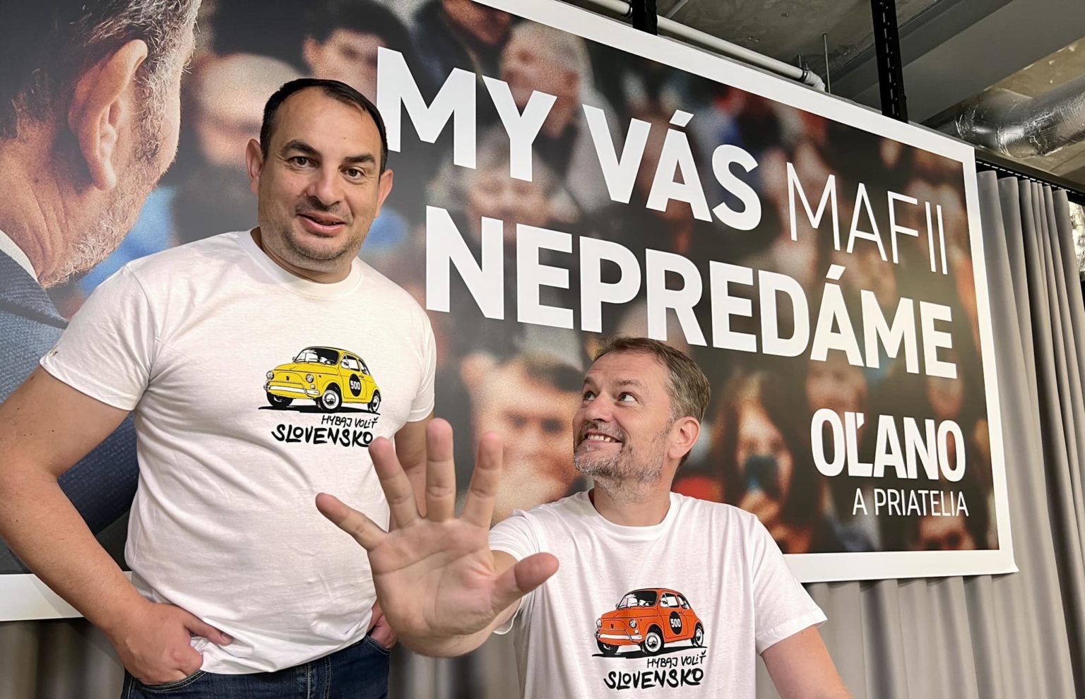 Peter Pollák a Igor Matovič. Foto: FB/Peter Pollák
