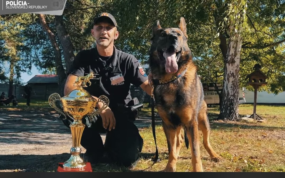 Veľký úspech Prešovčana Petra a psa Arga na Majstrovstvách SR v špeciálnej kynológii