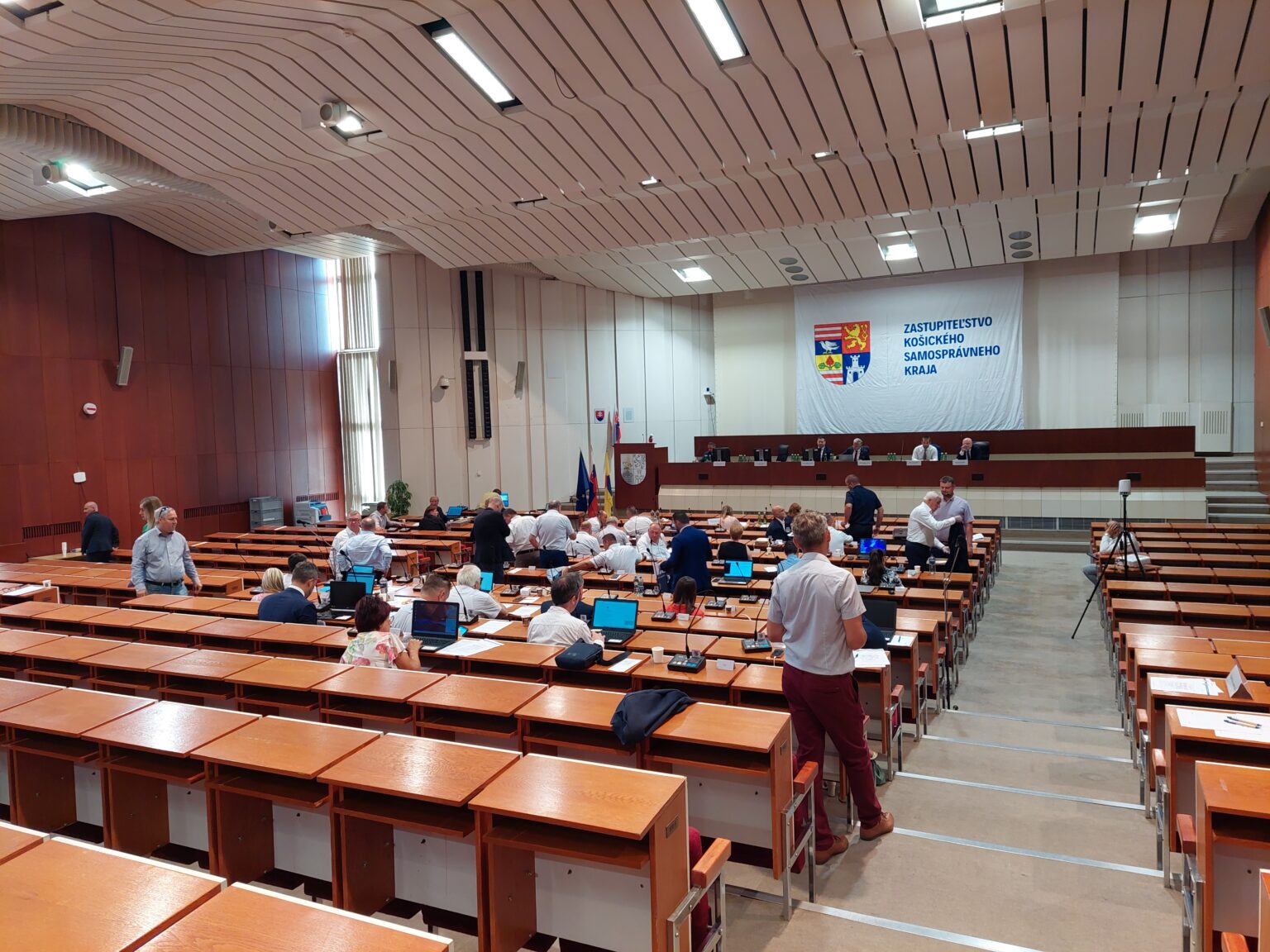 Zastupiteľstvo Košického samosprávneho kraja. Foto: Boris Macko