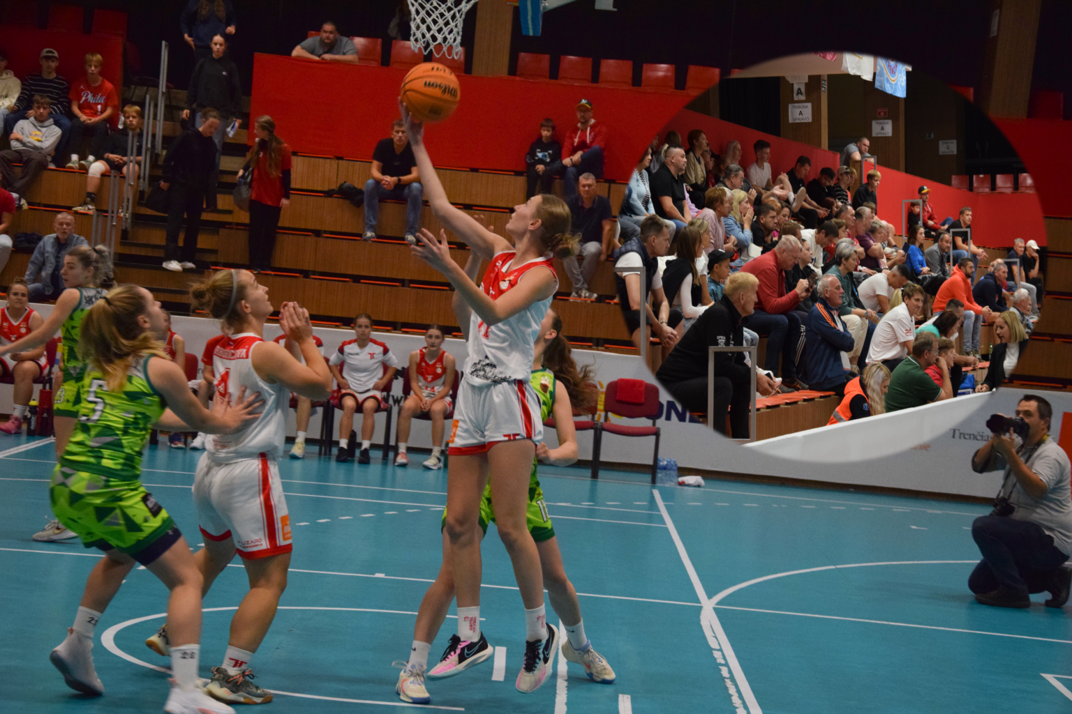 V Trenčíne odštartovala extraligová púť ženského basketbalu. Foto: Rasťo Harakal